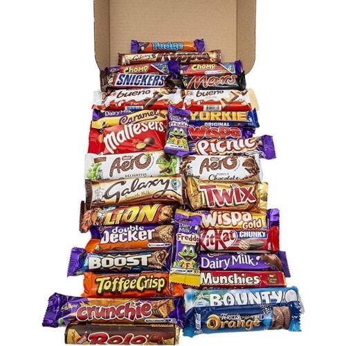 Mega Mix 23 Different Full Size Chocolate Gift Hamper 2