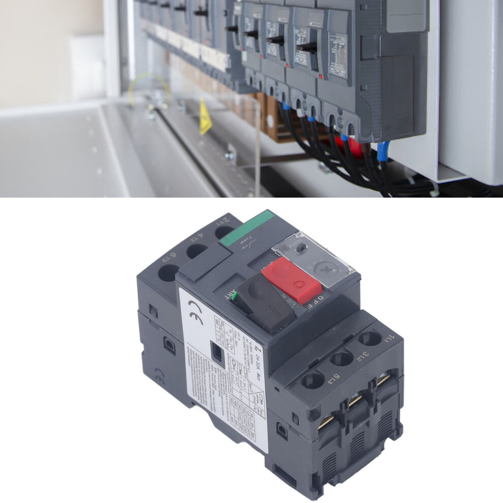 Motor Circuit Breaker Din Rail Mount Reliable Manual Motor Starter Button Ac690v Gv2âMe32 24Â32A 9441316974578
