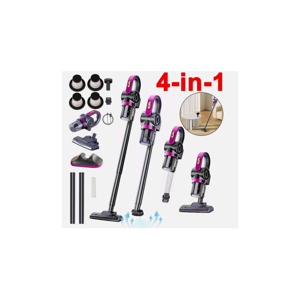 4 in 1 Stick Handheld Vacuum Cordless Vacuum Cleaner For Carpet Floor
