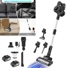 DayPlus 3 IN 1 Cordless Vacuum Cleaner 3800W Hoover Upright Lightweight Handheld Bagless Stick Vacuum