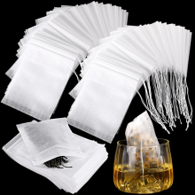 Lot de 1 000 sachets de thé vides jetables en papier filtre thermoscellable