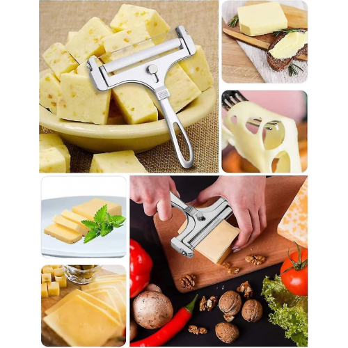 Juustoleikkuri langalla, säädettävä paksuusjuustoleikkuri 2