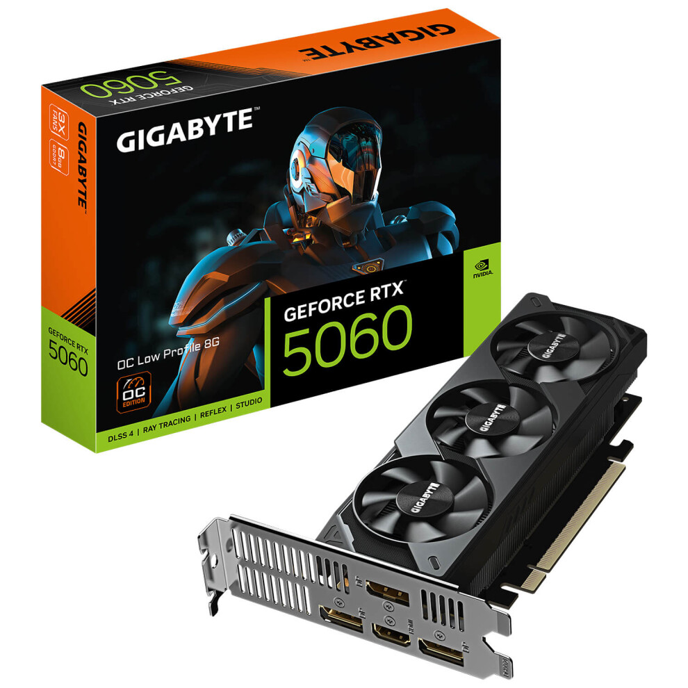 Gigabyte RTX 5060 OC Low Profile 8G GV-N5060OC-8GL GDDR7 PCI-E 5.0 x16