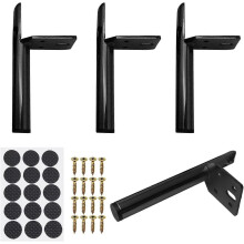 Patas ajustables para gabinete, 4 piezas, 12,7 cm/33 cm, patas de metal para mesa, patas de sofá, patas