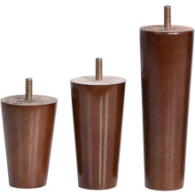 Houten meubelpoten, 4 stuks, massief houten meubelpoten, spindel M10-draad, houten meubelpoten, onderdelen