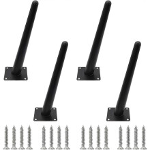Gambe regolabili per mobili, 12 pollici / 30 cm, gambe oblique per mobili, set da 4, gambe per divano