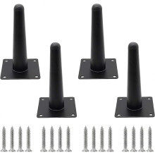 Gambe regolabili per mobili, 12 pollici / 30 cm, gambe oblique per mobili, set da 4, gambe per divano