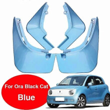 Guardabarros delantero y trasero con pintura para hornear para Ora R1 2019-2022 Black Cat.