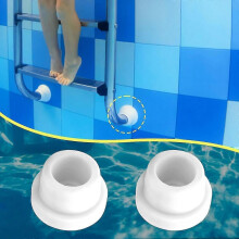 2 pezzi di paraurti in gomma per scaletta da piscina interrata, gradini all'interno dei tappi di chiusura