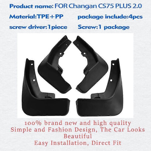 PER Changan CS75 plus 2022 2023 Parafango Paraspruzzi Paraspruzzi Accessori per auto Parafango 1