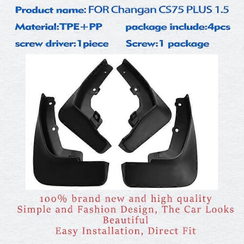 PER Changan CS75 plus 2022 2023 Parafango Paraspruzzi Paraspruzzi Accessori per auto Parafango