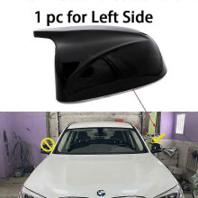 Coques de rétroviseurs de rechange en fibre de carbone blanc brillant pour BMW X3 G01 X4 G02 X5 G05