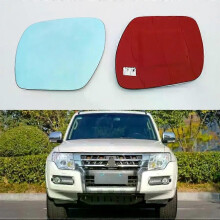 Einzigartige Für Mitsubishi Pajero Sport V97 V73 Auto Rückspiegel Blau Glas Objektiv mit Heizung Weitwinkel