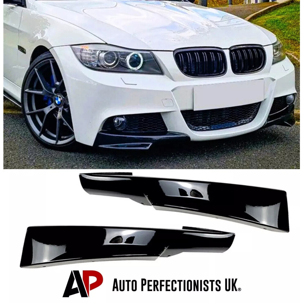 For Bmw 3 Series E90 E91 Lci Front Corner Splitters M Sport 2009-2012 5061072664137
