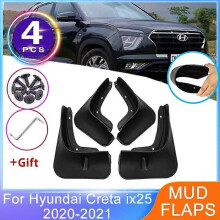 4PCS Vorne Hinten Kotflügel für Hyundai Creta ix25 MK2 SU2 2020 2021 Kotflügel Schlamm Klappen