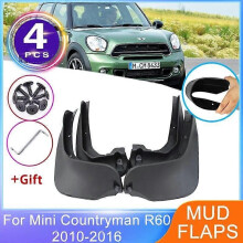 Kotflügel-Set für Mini Countryman R60 Cooper 2010 ~ 2016, Spritzschutz vorne und hinten, Schmutzfänger,
