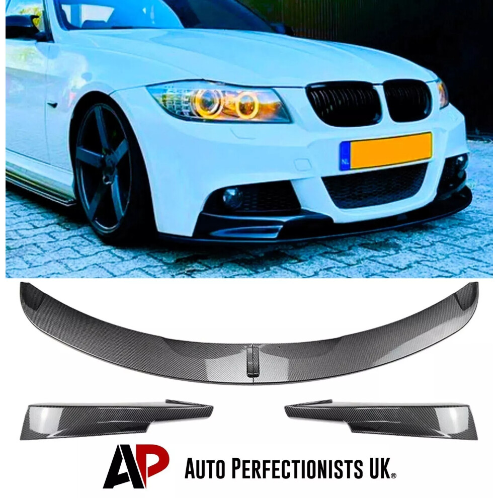 For Bmw 3 Series E90 E91 Lci Front Splitter Lip M Sport Kit 2008-2012 5061072664168