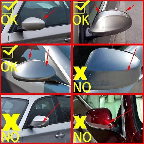 Couvercles de rétroviseurs latéraux de remplacement pour BMW Série 3 E90 E91 E92 E93 E81 E87 E82 E88 1