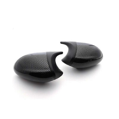 Coque de rétroviseur latéral en fibre de carbone noire pour BMW E90, E91, E92, E93, E81, E87, E82, E88 1