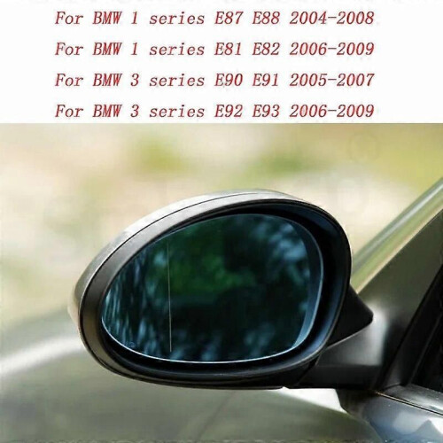Rückspiegelabdeckung aus Kohlefaser-Muster für BMW 1er 3er E90 E91 E92 E93 E81 E87 E82 1
