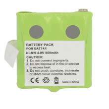 Ya probado. Aplicable a la batería de radio bidireccional Midland Gxt200 Batt4r.