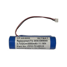 Bereits getestet. Anwendbar auf Akai Ewi 5000 Elektro-Blasrohr-Akku Fpo-72-003-S