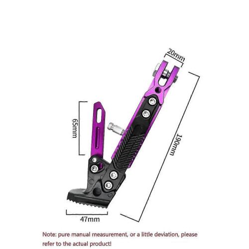 Universal Motorcycle Accessories Adjustable Kickstand Foot Side Stand 1