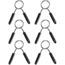 2/6pcs Weightlifting Accessory Spring Clip Collars,weight Bar Clips Barbell Clamps For Weight Bar And