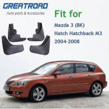 Paraspruzzi per Mazda 3 (bk) Hatchback M3 2004-2008 Paraspruzzi anteriori e posteriori per parafanghi
