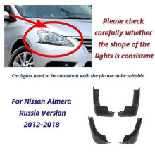 Paraspruzzi per auto per Nissan Almera G11 versione russa Sylphy 2012-2016 Paraspruzzi Parafanghi