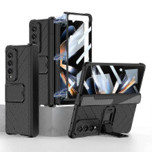 Armor Magnetic Hinge Protection Case Compatible Samsung Galaxy Z Fold 4 With Folding Bracket Screen
