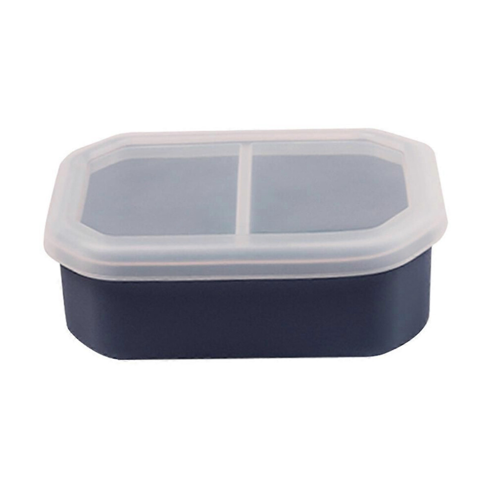 Boîte à lunch portable avec couvercle pour micro-ondes Bleu