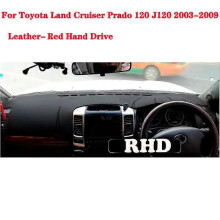 autolle Toyota Land Cruiser Prado 120 J120 2003~ 2009 2006 2007 2008 Liukumaton nahkamaton kojelaudan