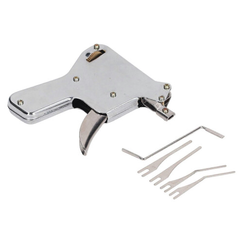 6PCS Lock Picking Practice Tools Stainless Steel High Hardness Padlock Open Tools Set for DIY 2