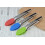 Mini-Servierzange mit Silikonspitze, 3er-Set (Grün, Rot, Blau) 4