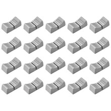 Faderknoppen voor potentiometer, 20 stuks 24x11x10mm consolemixer-schuifdoppen met 4mm binnengat