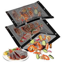 Uudelleenkäytettävät tarttumattomat grillauspussit ulkokäyttöön - 2 kpl, 11,82 x 10,62 tuumaa