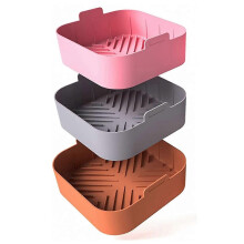 Air Fryer Silicone Liners compatible for 4-8 QT Air Fryer Basket Accessories