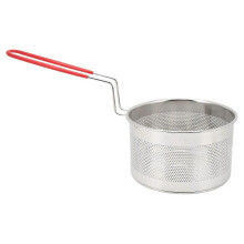 16CM Frituurmandje Rond Roestvrijstalen Frituurmandjes Met Handvat voor Franse Chips Uienringen Kip