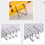 Ensemble de 12 attaches pour nappes de 5 cm d'épaisseur 4
