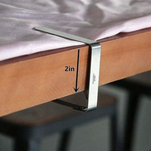 Ensemble de 12 attaches pour nappes de 5 cm d'épaisseur