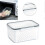 Transparent Drain Storage Basket for Kitchen Fruit and Vegetable 3