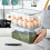 Transparent Drain Storage Basket for Kitchen Fruit and Vegetable 4