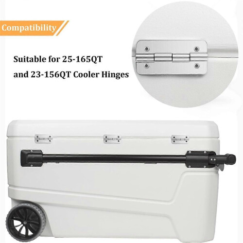 Cooler Hinges for Ice Chests,Stainless Steel Replacement Cooler Hinges for Ice Chests 1