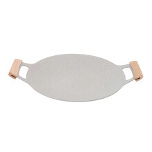 Poêle à griller coréenne d'intérieur et d'extérieur, plaque de barbecue antiadhésive en aluminium avec