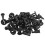 25 pezzi di rivetti in plastica per paraurti auto, clip con foro da 10 mm 1