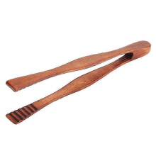 Houten BBQ-tang voor het serveren van steakbuffetten
