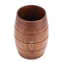 Tasse à eau en bois classique naturel pour la maison, tasse à bière, café, lait, thé
