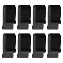 Dutch Oven Lid Protector Clips, Antiscald, Stacking Protector, 2.3x1.5x1cm Black