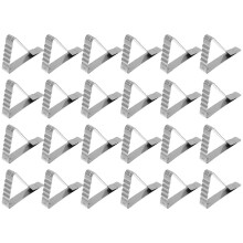 Outdoor Tablecloth Clamps Tablecloth Clips Garden Table Use Wind-Resistant 24Pcs